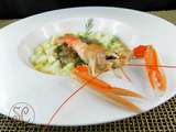 Tartare de langoustines, jus de pommes