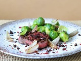 Tournedos de bœuf grillé aux copeaux de Bresaola et tomates séchées