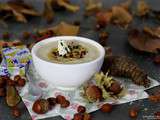 Velouté de topinambours aux éclats de noisettes torréfiées et Kiri