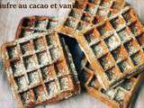 Gaufre légère au cacao