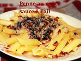 Penne au noix sauce à l’ail