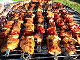 Brochettes aux epices chemene maison