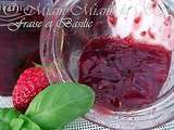 Confiture de fraise & basilic