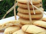 Sables fourres a la pate a tartiner kwatta blanc- recette facile