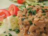 Tartare de saumon facile