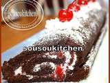 Gâteau Roulé au Chocolat et Noix de coco