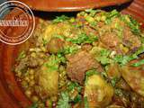 Tajine d’agneau aux artichauts طاجين بالقوق