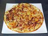 Tarte flambée gratinée