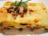 Lasagnes Suace Blanche Champignons et Saucisses