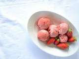 Sorbet aux fraises