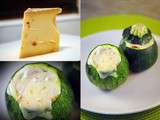 Courgettes rondes farcies sous l’Etivaz