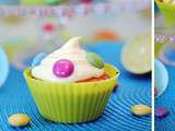 Cupcakes citron vert et Smarties