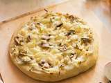 Flammenküche, tarte flambée végétarienne