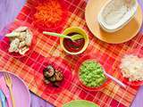 Panadillas aux petits pois, poulet curry et carottes {Old El Paso}