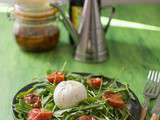 Salade de roquette, tomates séchées et Burrata (Ambrosi)