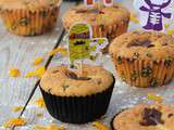 Muffins au Potiron & Chocolat