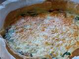 Quiche au cheddar & cresson