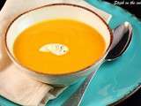 Soupe épicée à la courge butternut grillée