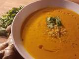 Potage carotte, orange et gingembre