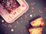 Cake aux pralines roses