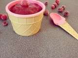 Glace rapide aux fruits rouges