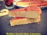 Moelleux chocolat blanc et amandes