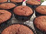 Muffins fondants au chocolat