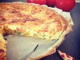 Quiche aux oignons et poivrons