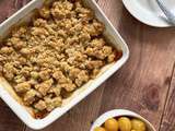 Crumble aux mirabelles