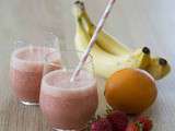 Smoothie fraise banane orange