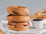 Bagels aux drêches, cannelle et raisins