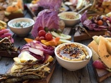 Antipasti aux aubergines, tomates séchées et ricotta