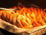 Bretzels, salés,  snackings, buns, hot dog.. (Allemagne, Alsace, Etats-Unis)