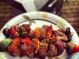 Brochettes de rognons d'agneau au barbecue ou au four