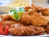 Nuggets de poulet aux corn flakes et flocon d'avoine (sans gluten ni oeuf)