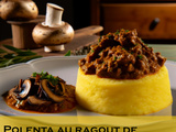 Polenta au ragoût viandes et champignons