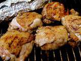 Poulet grillé au barbecue, parfum estragon, au maïs à la crème citron (Etats-Unis)