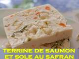 Terrine de saumon et sole au safran