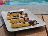 Eclairs à la vanille ou ... au chocolat