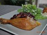 Poulet aux cerises & pleurotes