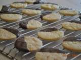 Shortbread enrobés de chocolat♪