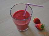 Smoothies aux fraises, framboises♣