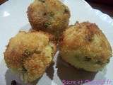 Boulettes de reste de riz au fromage coulant