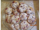 Cookies moelleux aux fraises