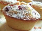 Financiers aux framboises