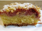 Gâteau aux fraises avec streusel