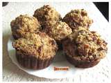 Muffins à la banane avec streusel aux noix - sucreetepices.over-blog.com