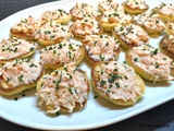 Rillettes de crevettes, saumon fumé et artichaut - Recette en vidéo