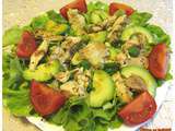 Salade poulet avocat tomates - sucreetepices.over-blog.com