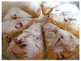 Scones aux fraises